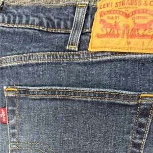 Levi Strauss & Co 505 Jeans Mens Dark Wash Straight Fit Size 40x32